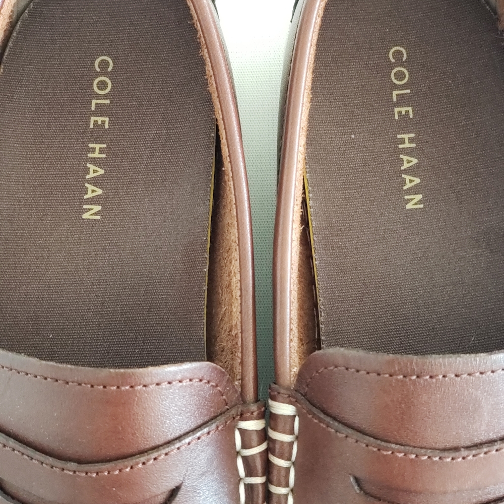 Cole Haan Leather Pinch Weekender Roadtrip Penny Loafer - Picture 5 of 8